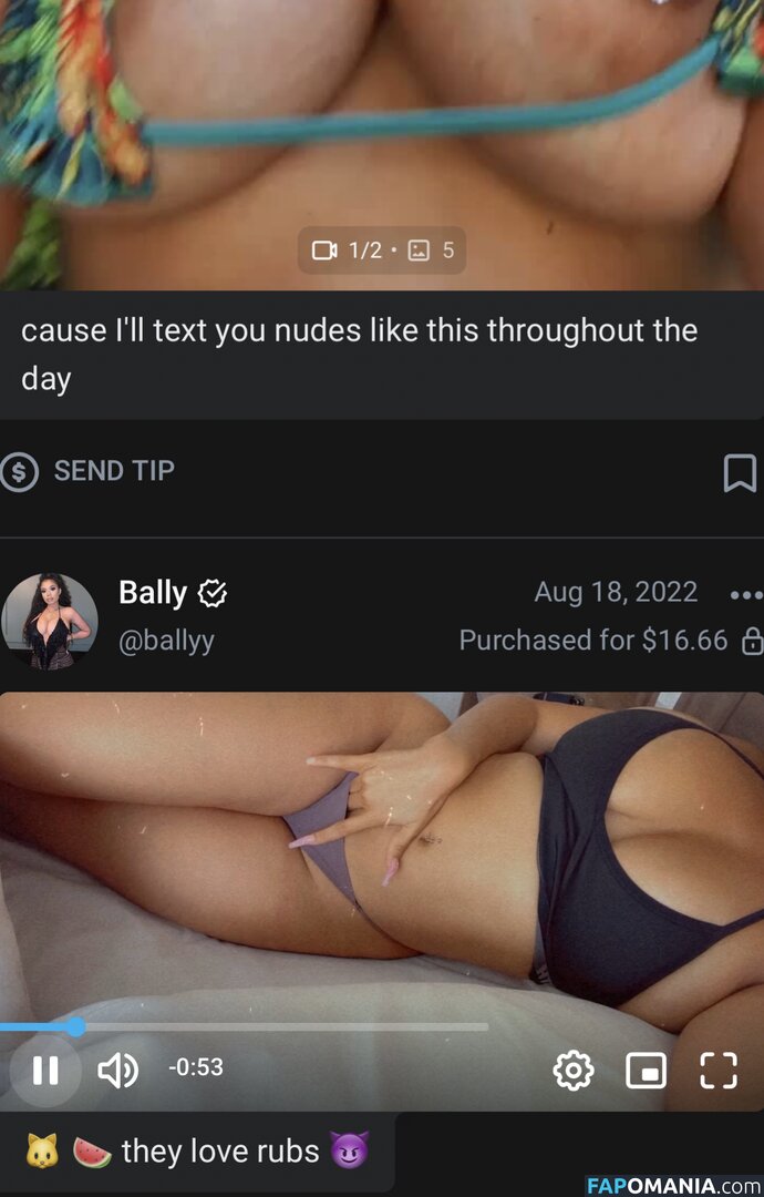 Ballyy / b.ballyy Nackt OnlyFans  Geleaktes Foto #3