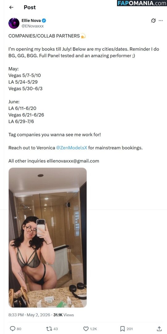 Ellie Nova / SlayherJax / ellienovaxx / ellienovaxxx / ellienovaxxx - Nackt OnlyFans  Geleaktes Foto #4