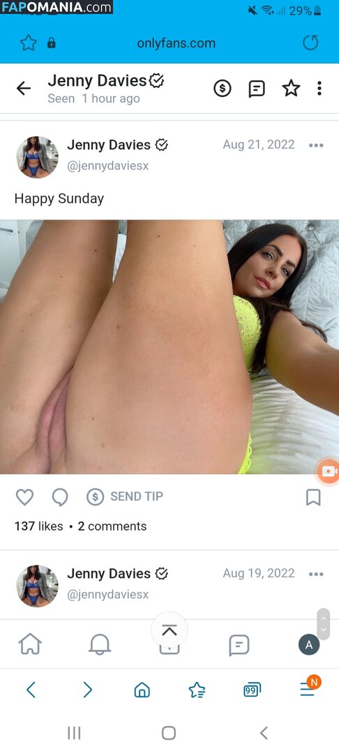 Jenny Davies / jennydaviesofficial / jennydaviesx Nackt OnlyFans  Geleaktes Foto #280