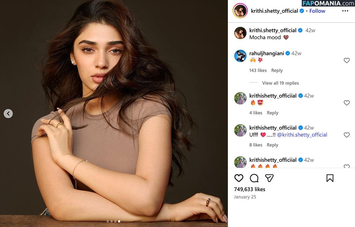 Krithi Shetty Nackt OnlyFans  Geleaktes Foto #9