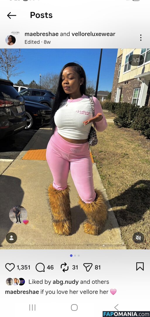 Maebreshae / nofilterkay Nackt OnlyFans  Geleaktes Foto #1