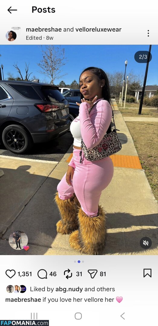 Maebreshae / nofilterkay Nackt OnlyFans  Geleaktes Foto #2