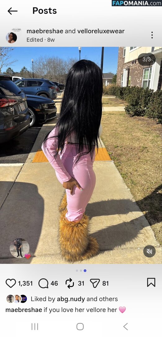 Maebreshae / nofilterkay Nackt OnlyFans  Geleaktes Foto #3