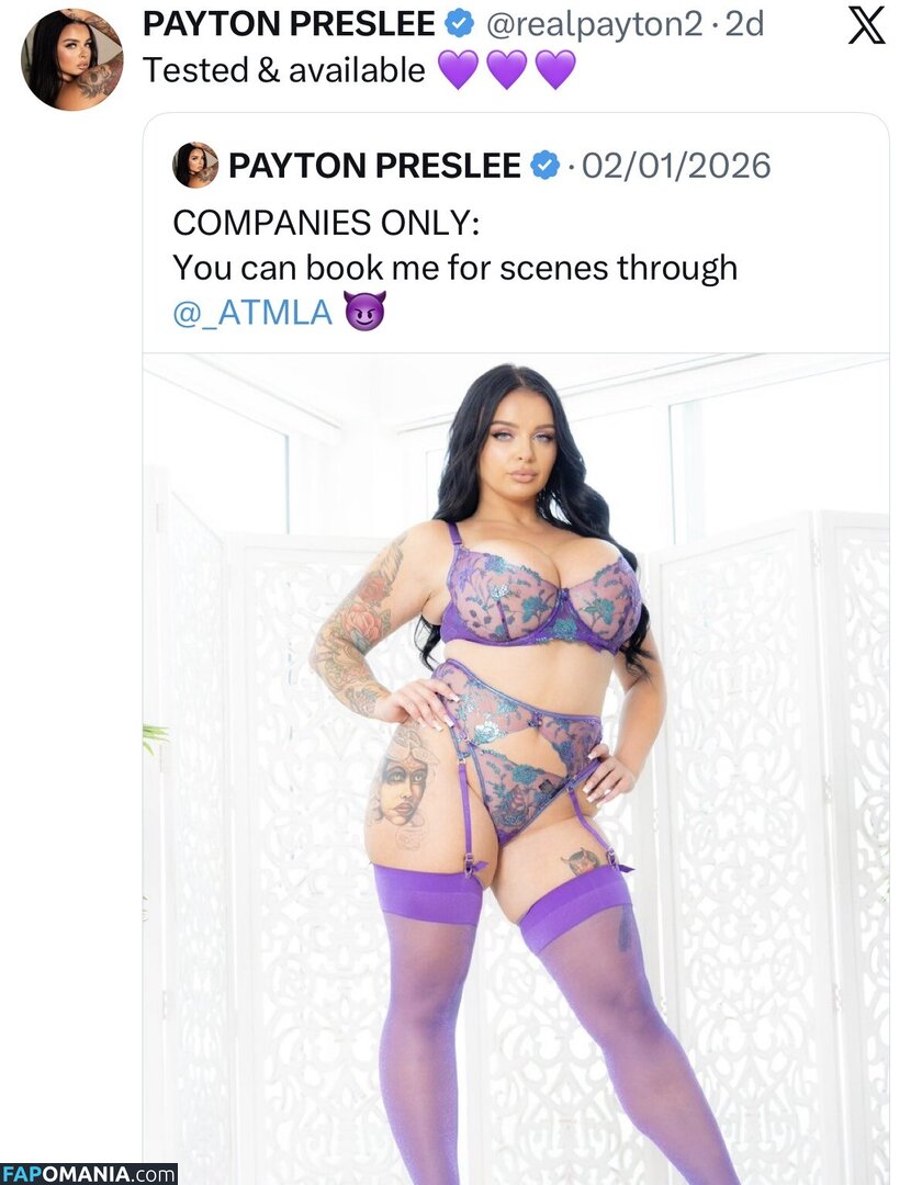 Payton Preslee / paytonpresle / paytonpreslee Nackt OnlyFans  Geleaktes Foto #555