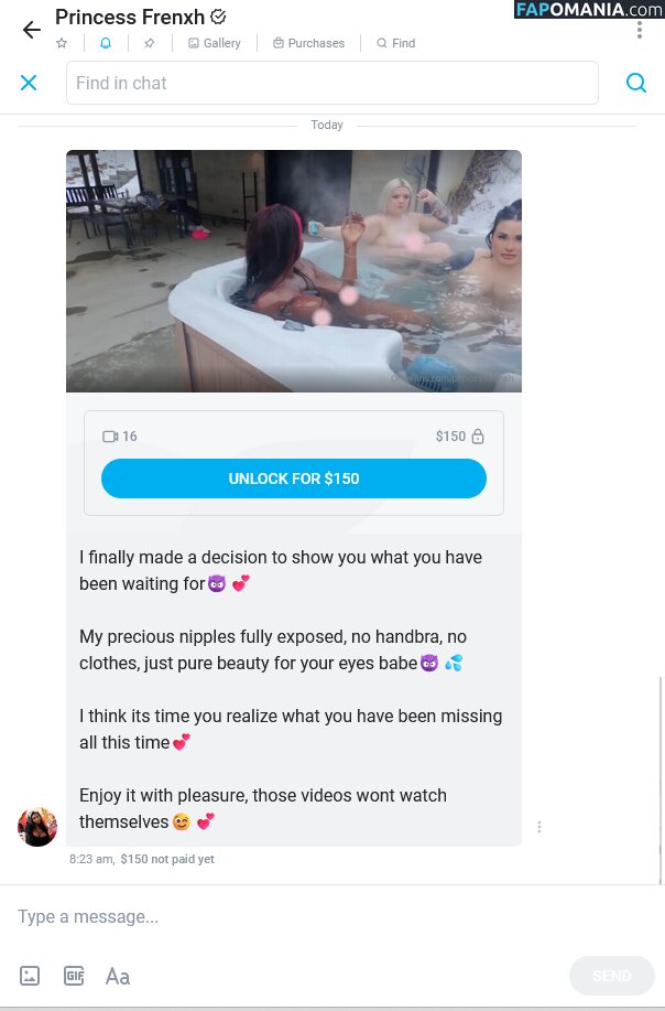 PrincessFrenxh / princesssfrenxh Nackt OnlyFans  Geleaktes Foto #1